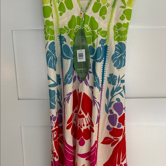 FARM Rio Multicolor Floral Maxi Dress - Picture 7 of 8